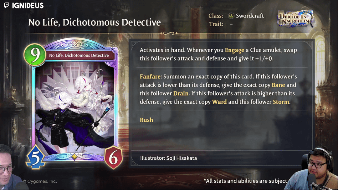 No Life, Dichotomous Detective reveal